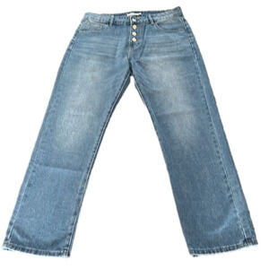 Miss Look button fly jeans